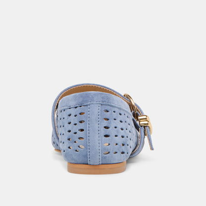 MIKEL PERIWINKLE SUEDE