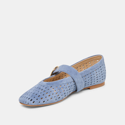 MIKEL PERIWINKLE SUEDE