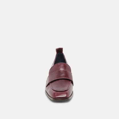NYGEL CRANBERRY LEATHER