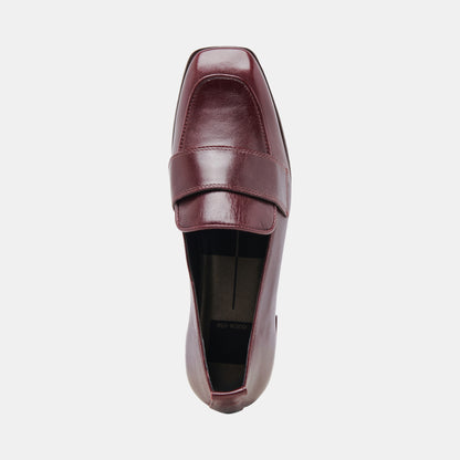 NYGEL CRANBERRY LEATHER