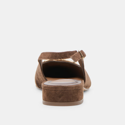 OBELLA SUEDE BRUN FONCÉ