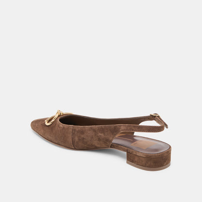 OBELLA SUEDE BRUN FONCÉ