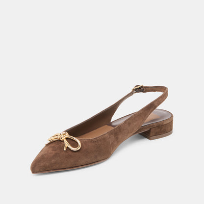 OBELLA SUEDE BRUN FONCÉ