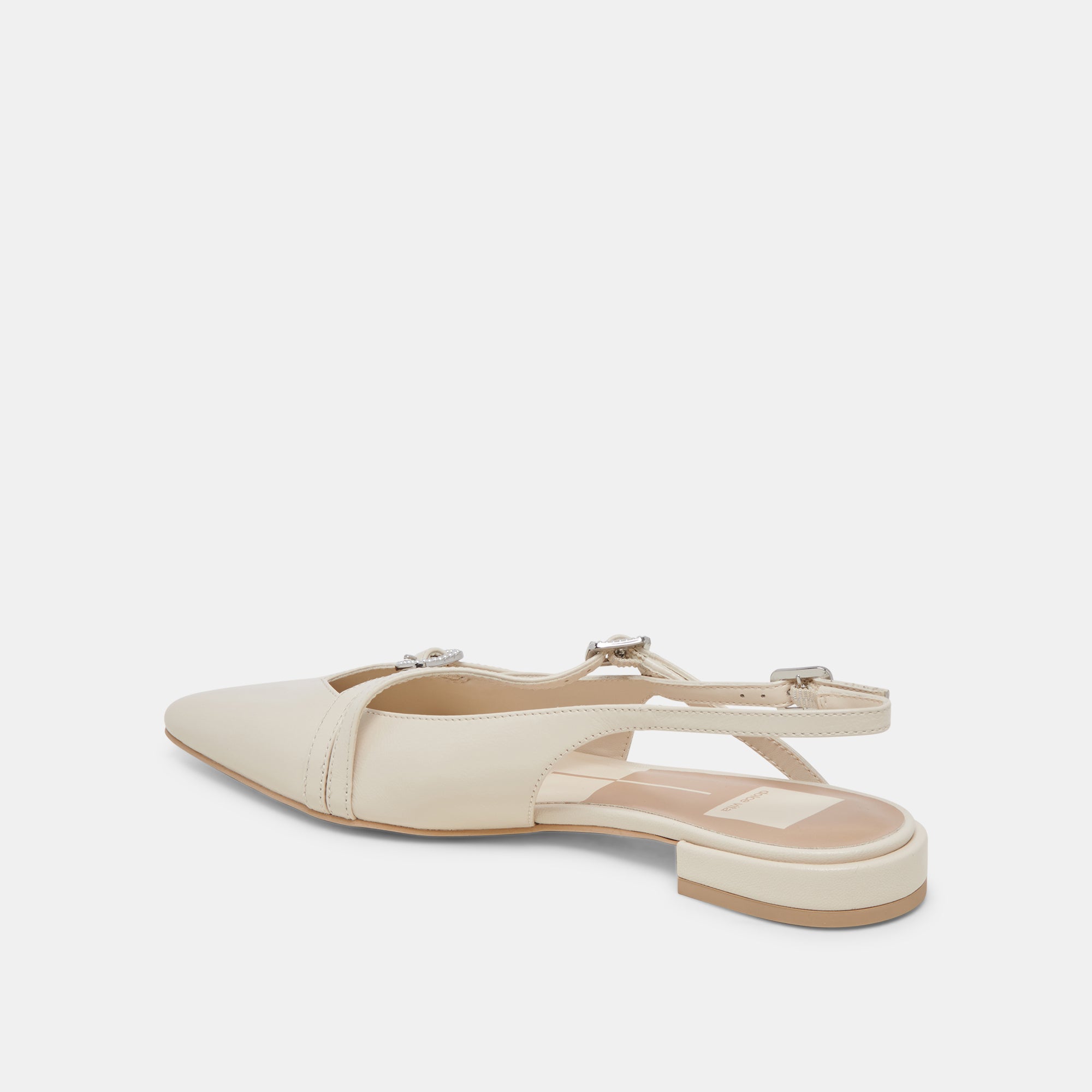 PAMLA PEARL IVORY CRINKLE PATENT