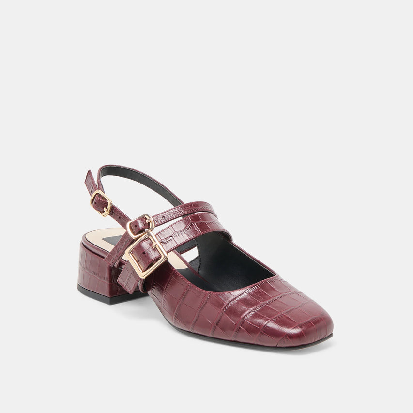 PATZY OXBLOOD LEATHER