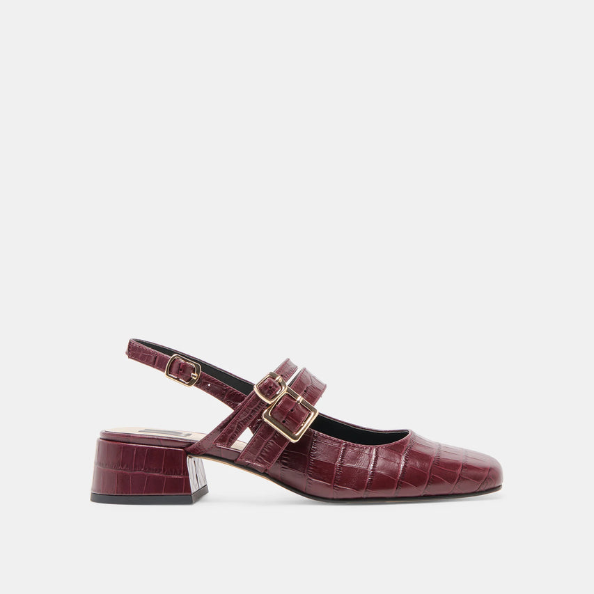 PATZY OXBLOOD LEATHER