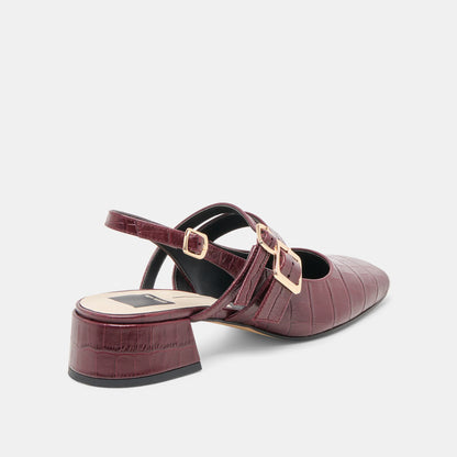 PATZY OXBLOOD LEATHER