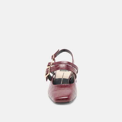 PATZY OXBLOOD LEATHER
