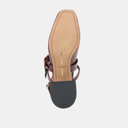 PATZY OXBLOOD LEATHER