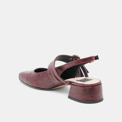 PATZY OXBLOOD LEATHER