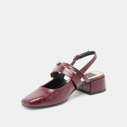 PATZY OXBLOOD LEATHER
