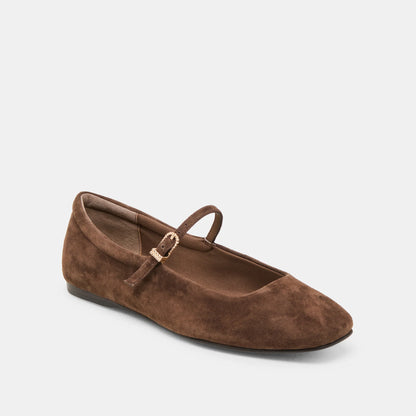 REYES DARK BROWN SUEDE