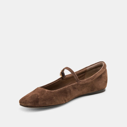 REYES DARK BROWN SUEDE