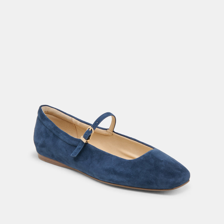 REYES NAVY SUEDE