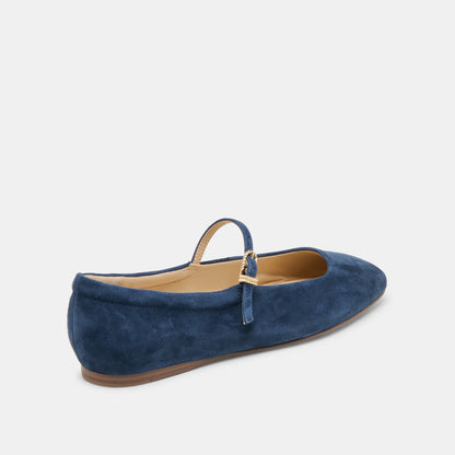REYES NAVY SUEDE
