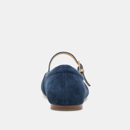 REYES NAVY SUEDE