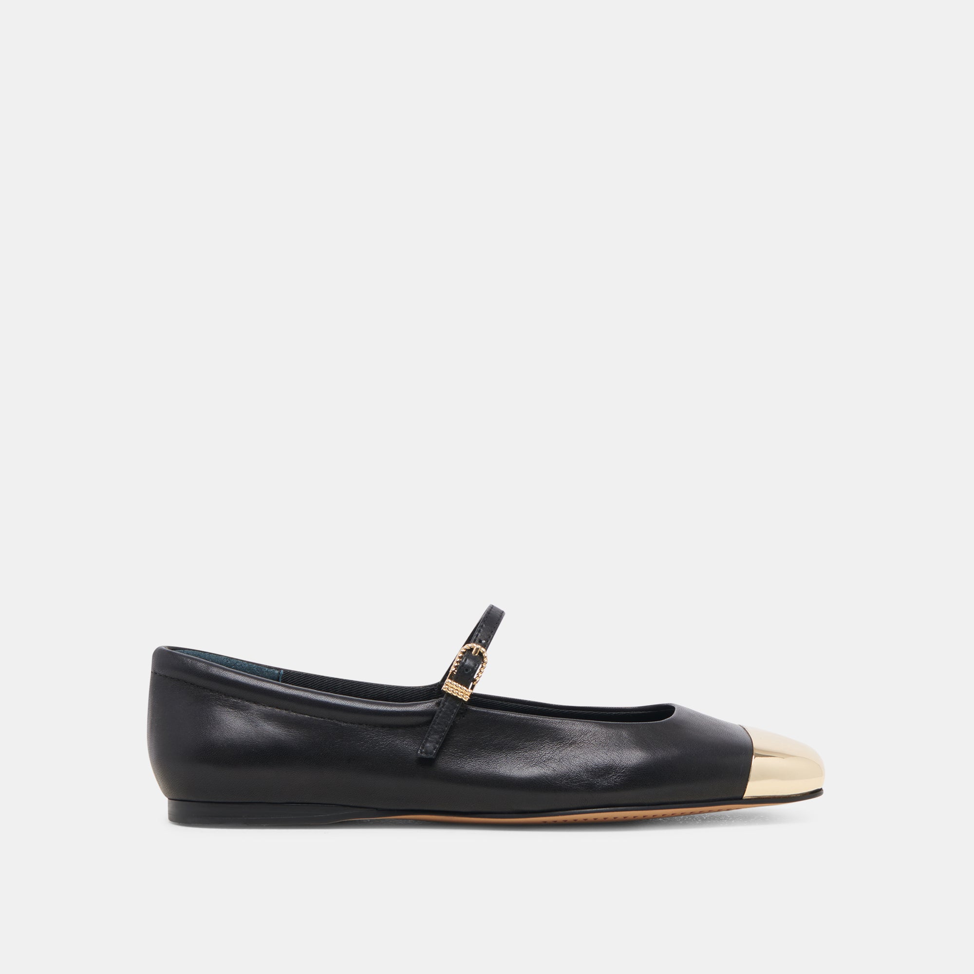 REYES TOE CAP CUIR NOIR