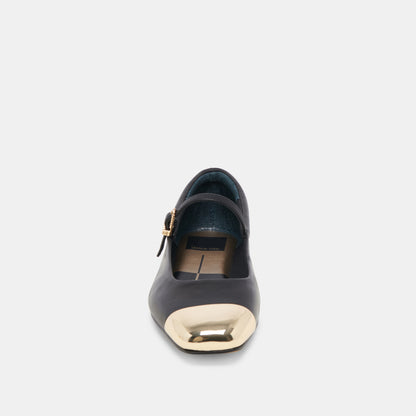 REYES TOE CAP CUIR NOIR
