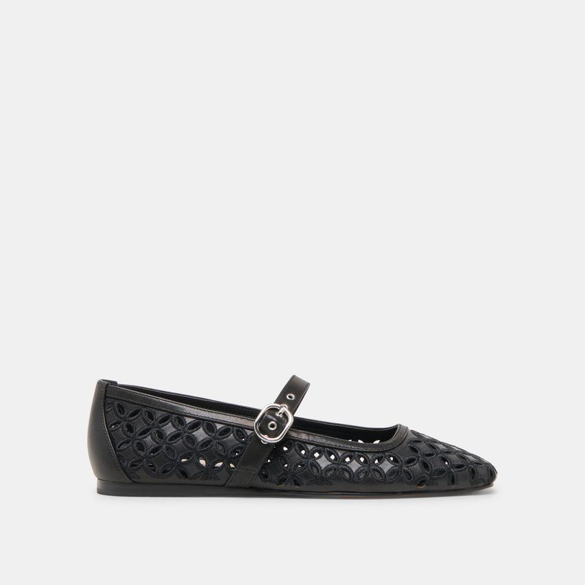 RODNI ŒILLET PERF CUIR NOIR