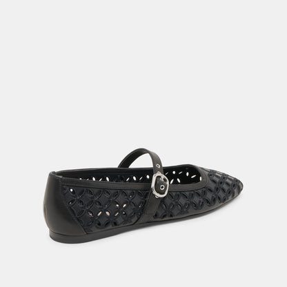 RODNI ŒILLET PERF CUIR NOIR