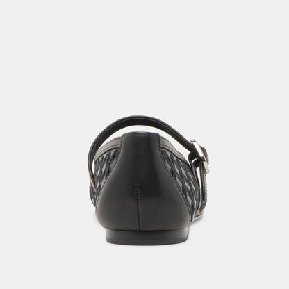 RODNI ŒILLET PERF CUIR NOIR