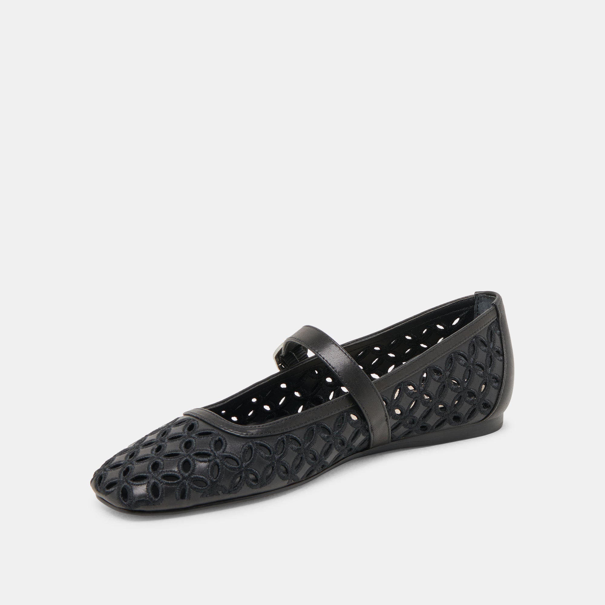 RODNI ŒILLET PERF CUIR NOIR