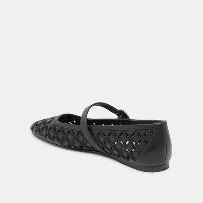 RODNI ŒILLET PERF CUIR NOIR