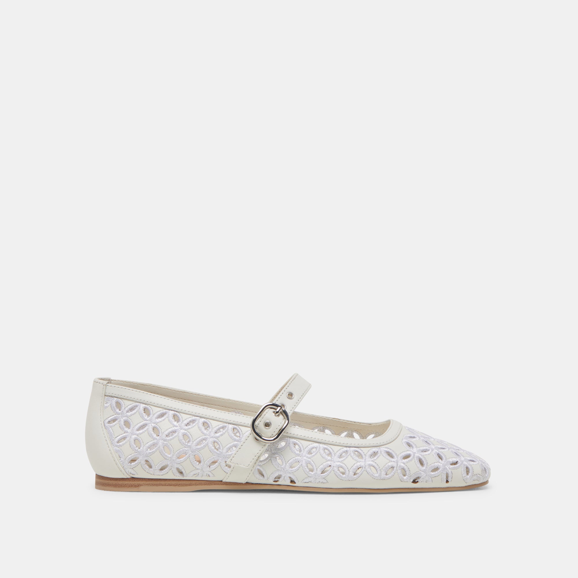 RODNI ŒILLET PERF CUIR BLANC VRAI