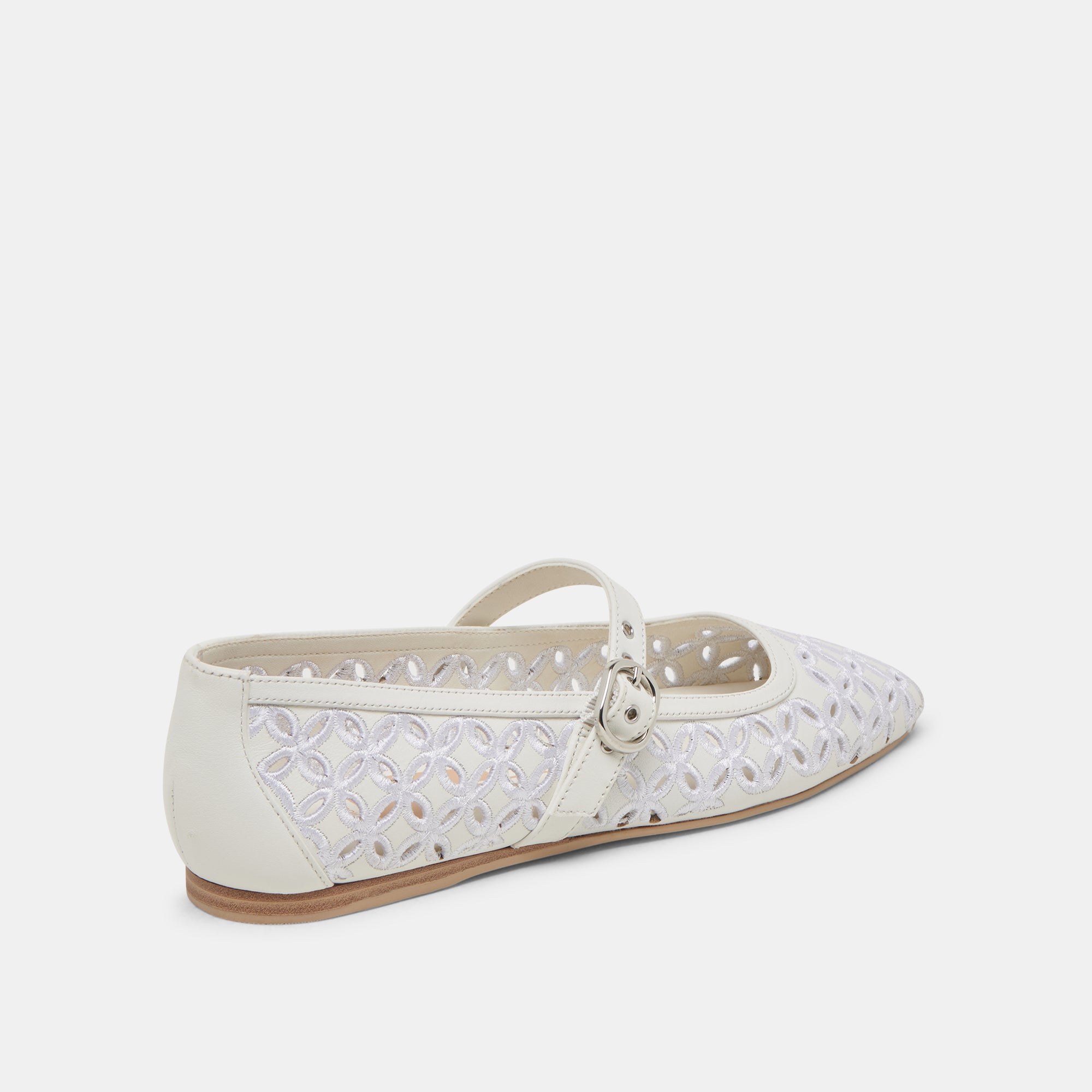 RODNI ŒILLET PERF CUIR BLANC VRAI