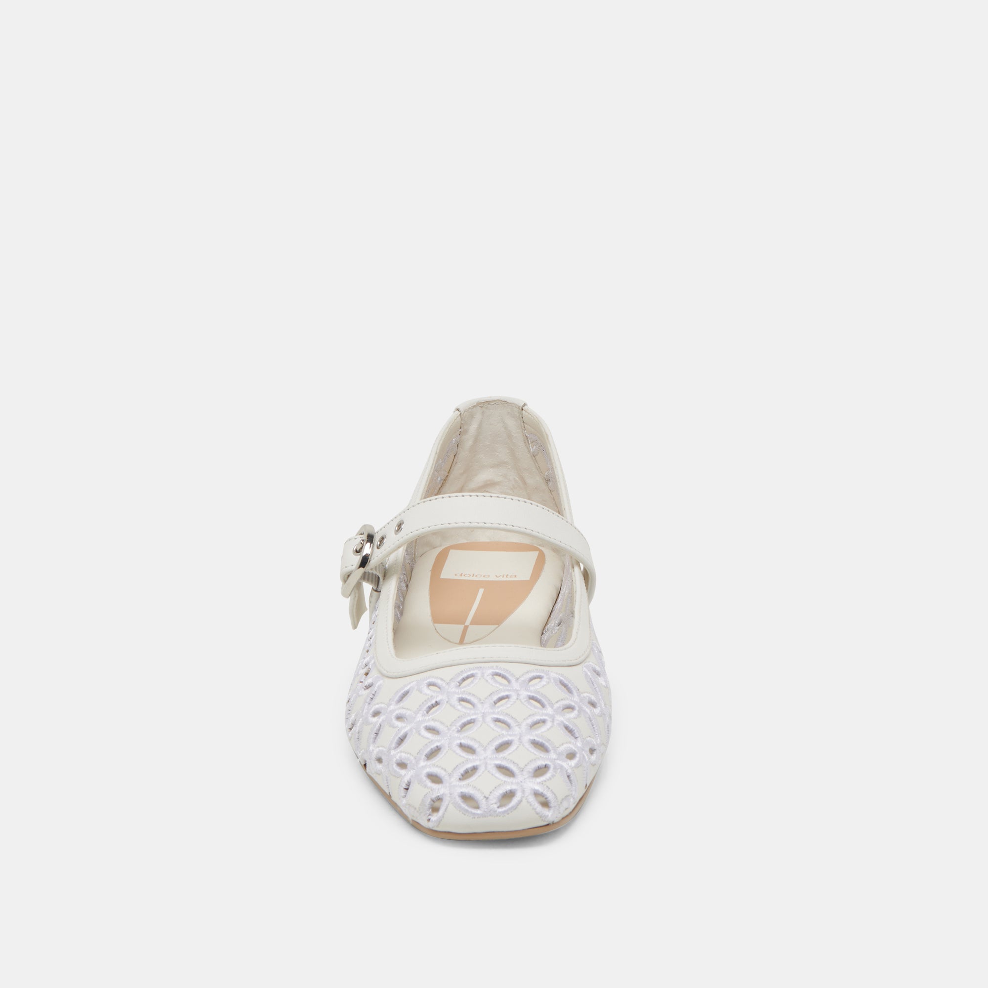 RODNI ŒILLET PERF CUIR BLANC VRAI