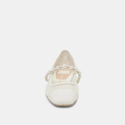 ROLLIN PEARL WHITE MESH
