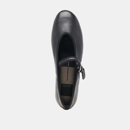 ROSLYN BLACK LEATHER