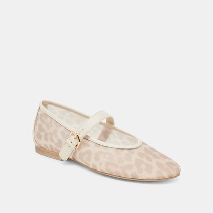 ROSLYN MESH WHITE LEOPARD MESH