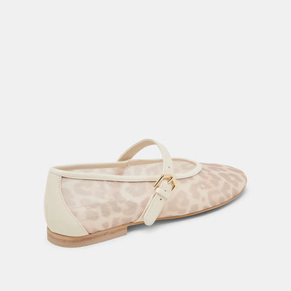 ROSLYN MESH WHITE LEOPARD MESH