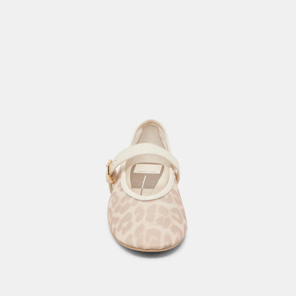 ROSLYN MESH WHITE LEOPARD MESH