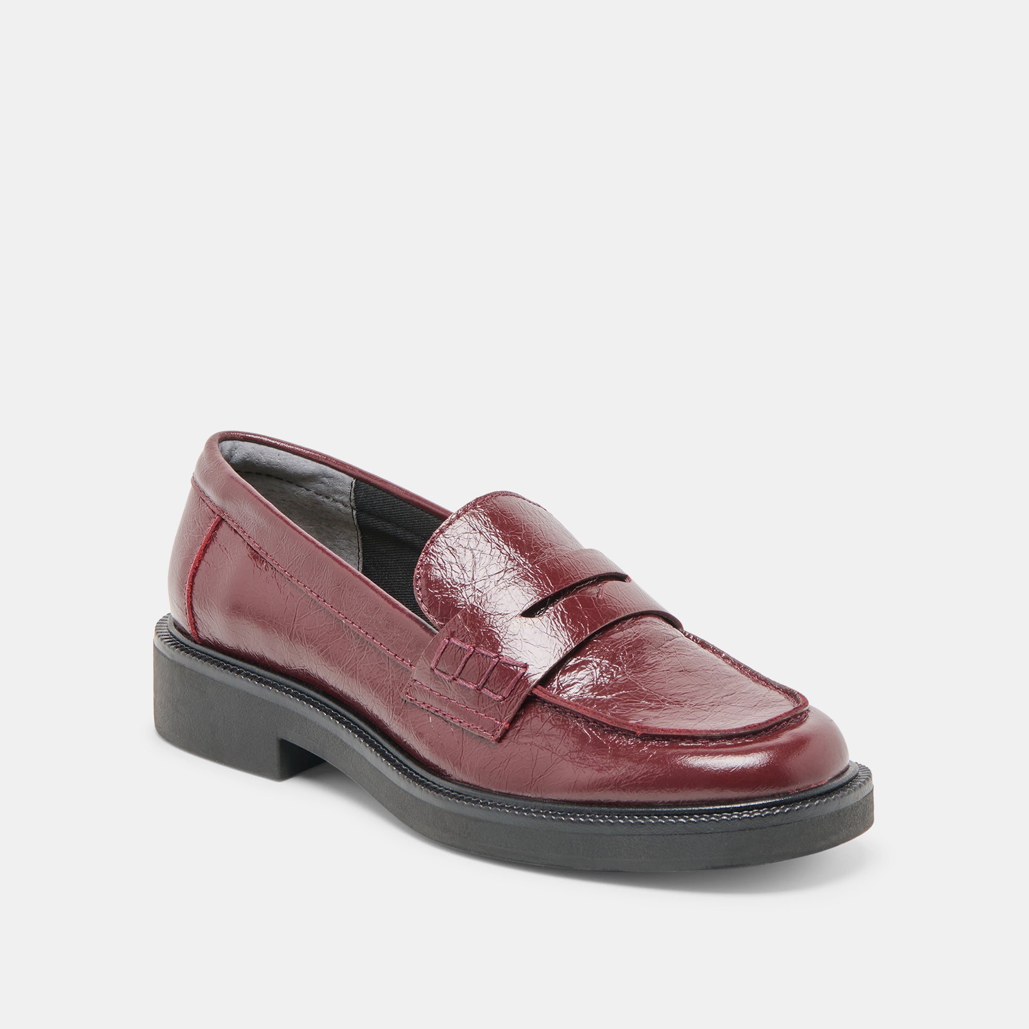 TIGGY CUIR ROUGE FONCE - view 2