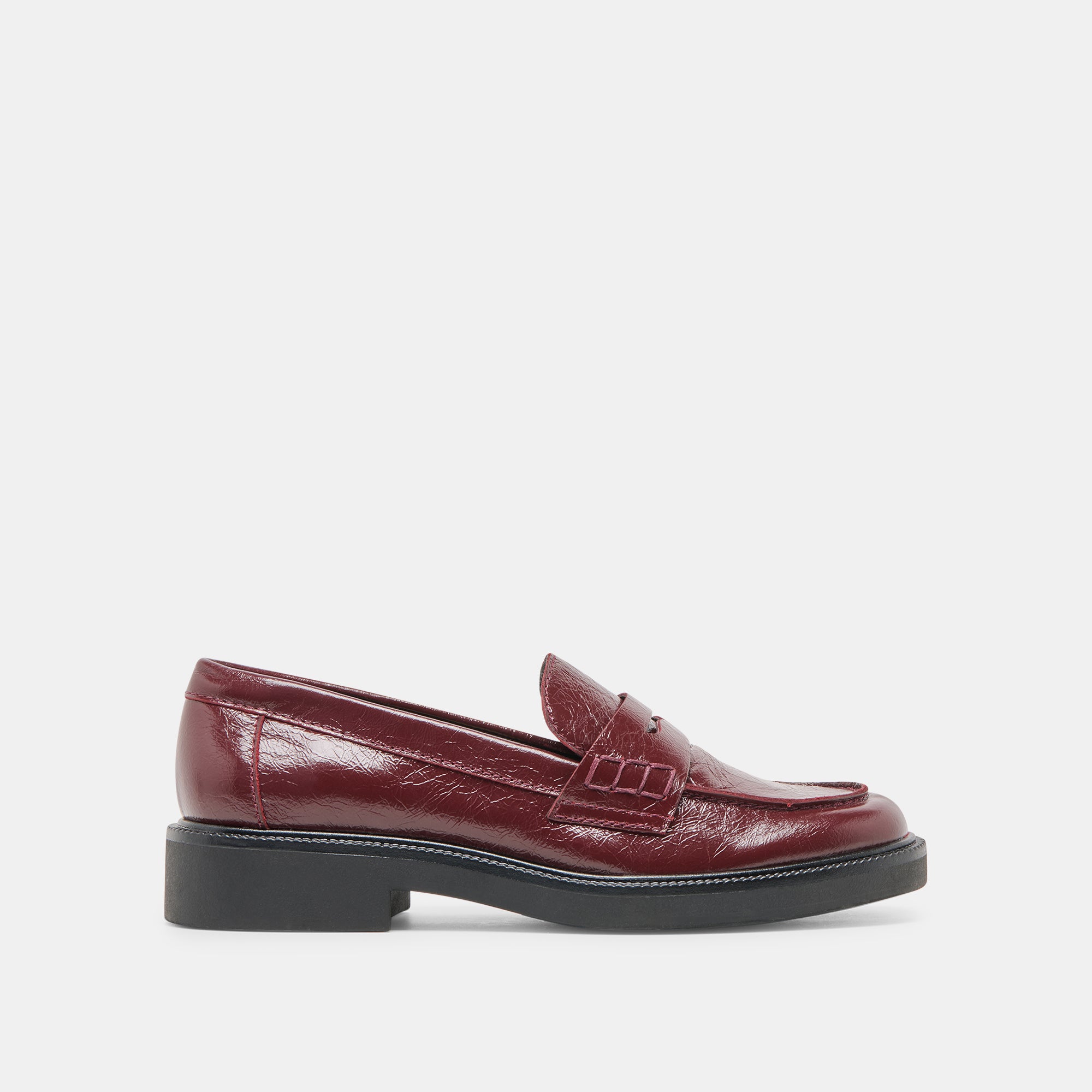 TIGGY CUIR ROUGE FONCE