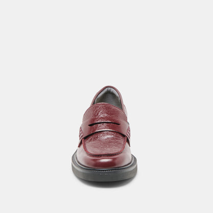 TIGGY CUIR ROUGE FONCE 