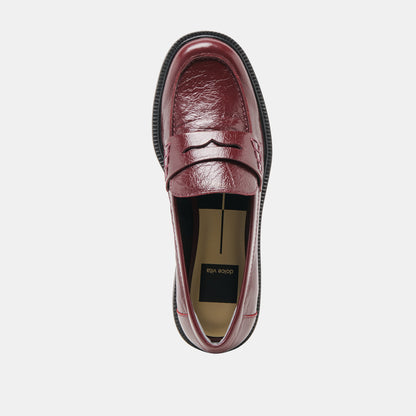 TIGGY CUIR ROUGE FONCE 