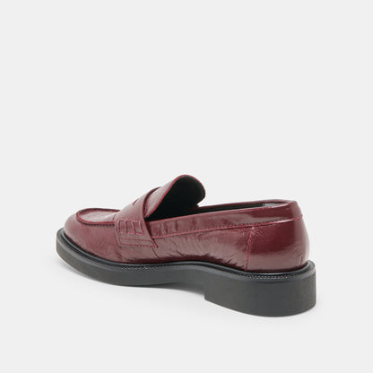 TIGGY CUIR ROUGE FONCE 