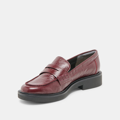TIGGY CUIR ROUGE FONCE 