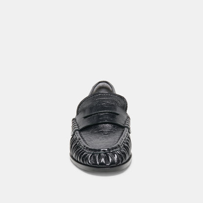 BAXEN NOIR EMB LEATHER