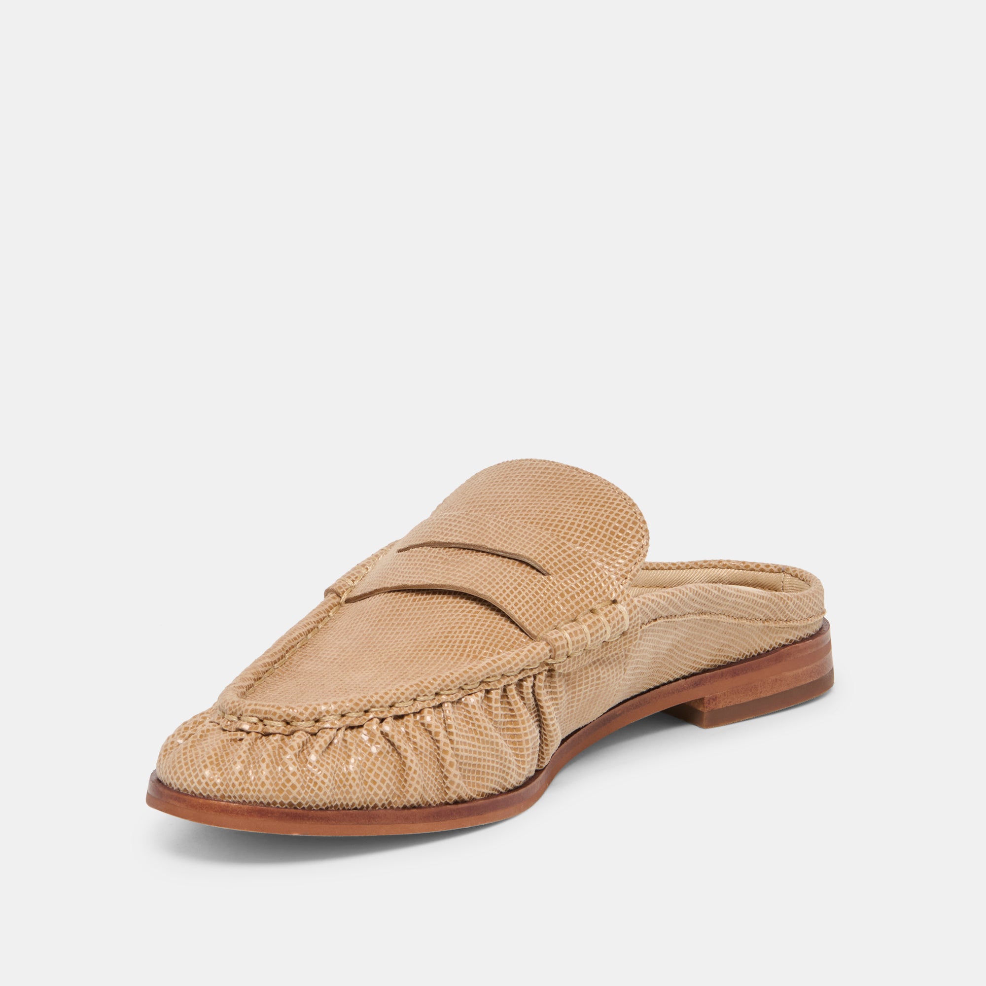 BETZY LATTE EMBOSSED SUEDE - view 4