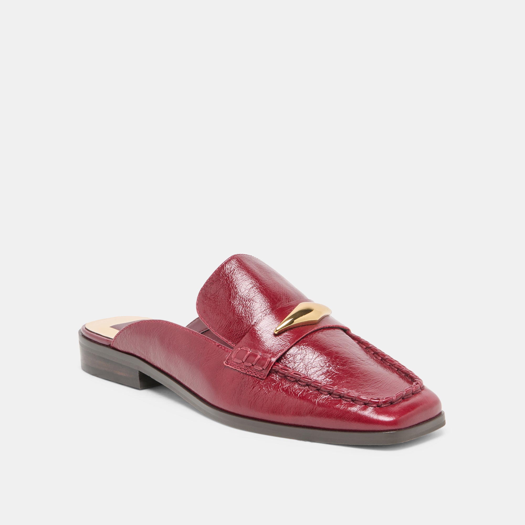 BOWEY CUIR GRENAT - view 2