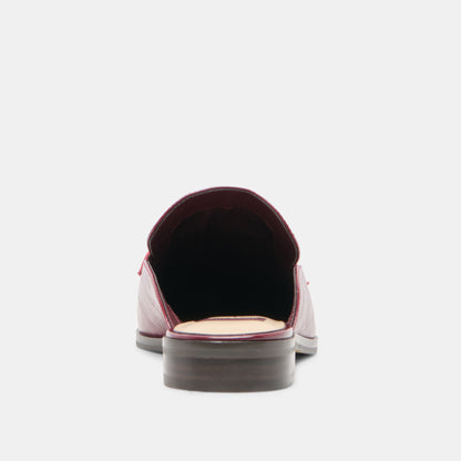 BOWEY CUIR GRENAT