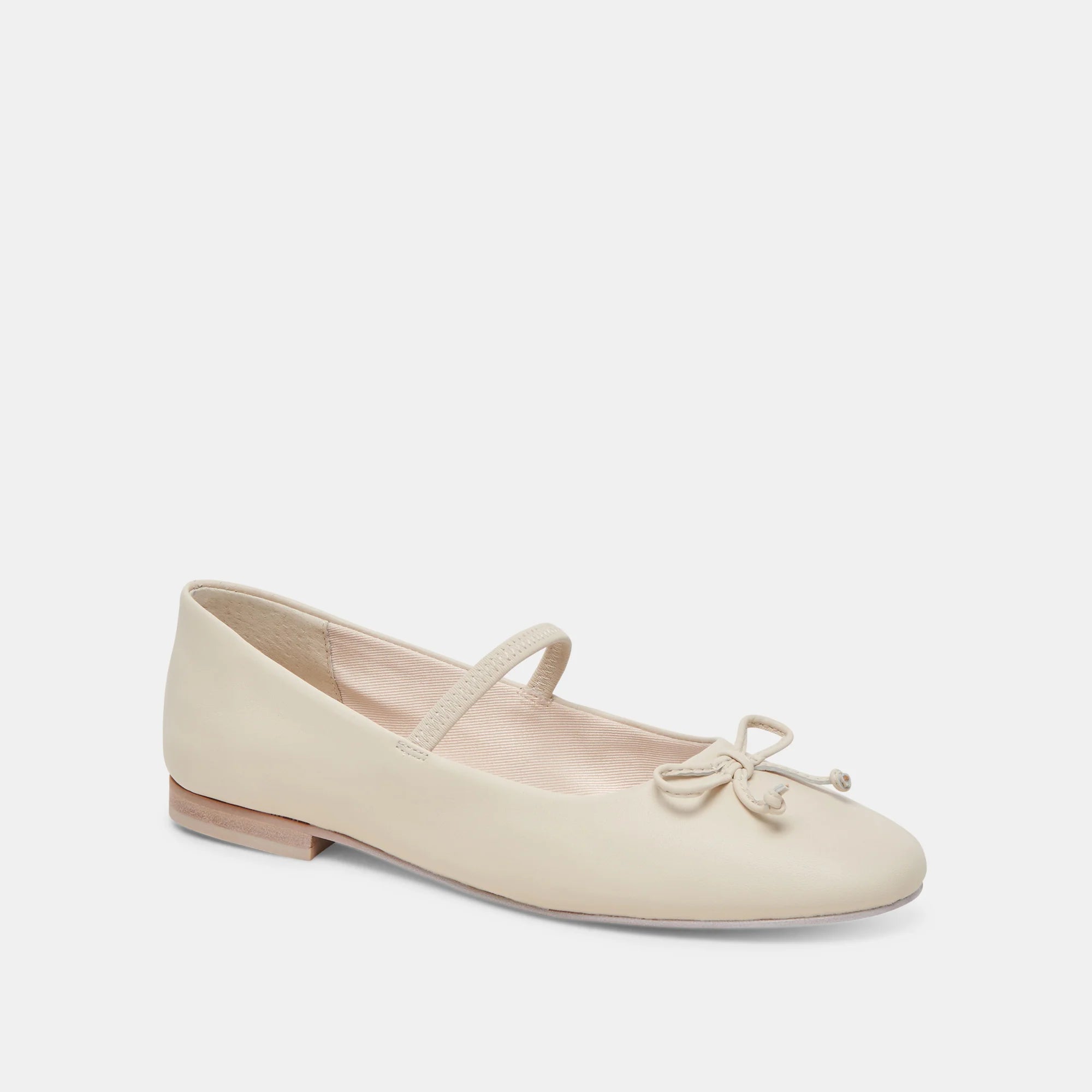 CARIN IVORY LEATHER