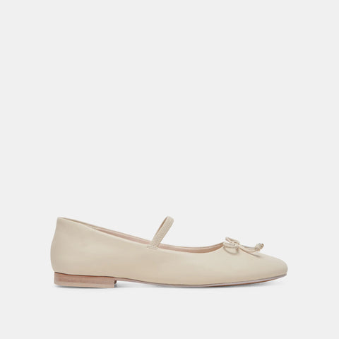 DOLCEVITA CARIN IVORY LEATHER Ballet