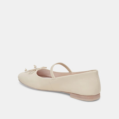 CARIN IVORY LEATHER