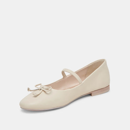 CARIN IVORY LEATHER