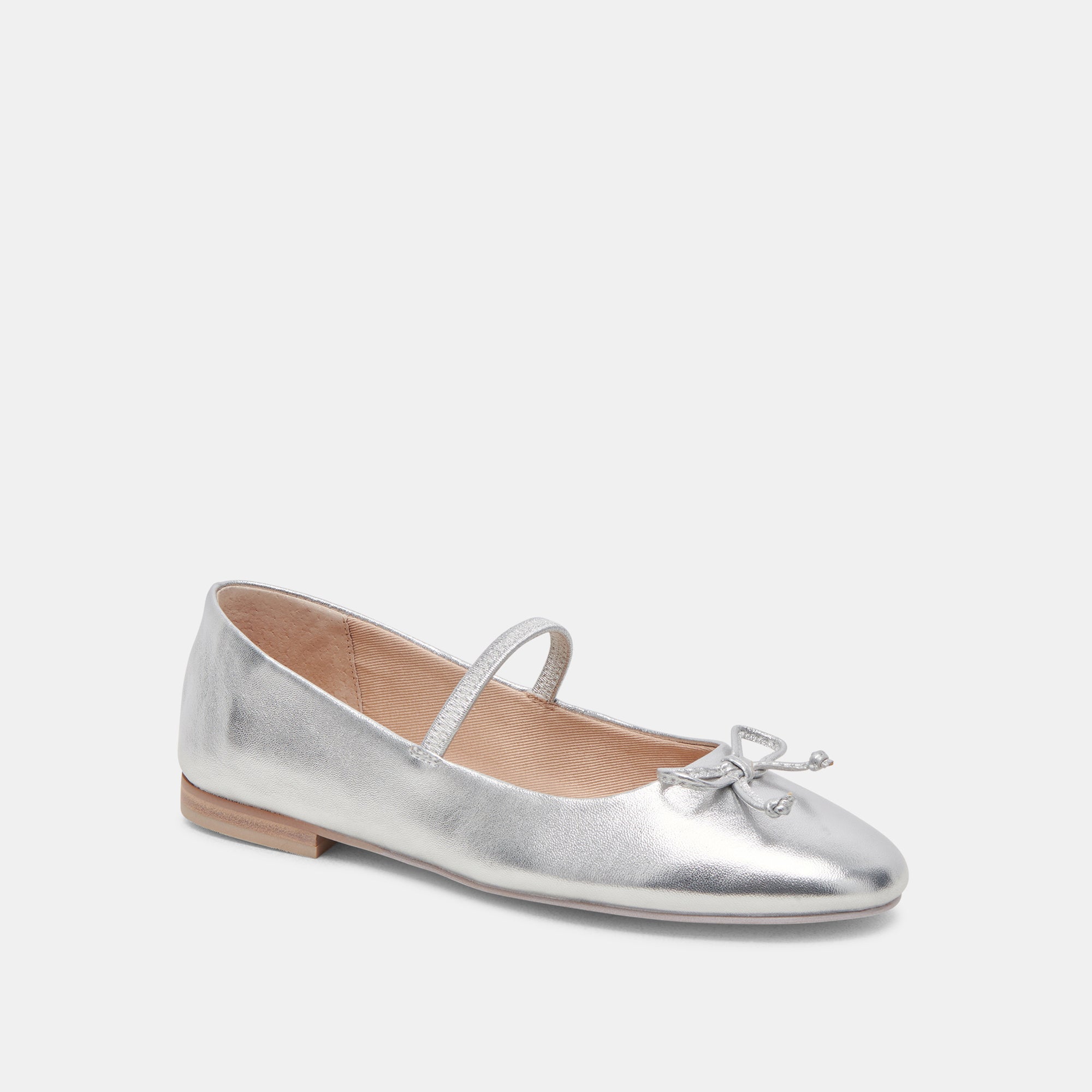 CARIN SILVER LEATHER